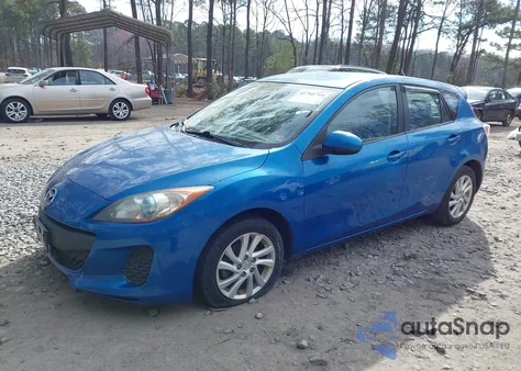 2012 Mazda Mazda3 I Touring from USA, damaged, VIN JM1BL1L76C1527683
